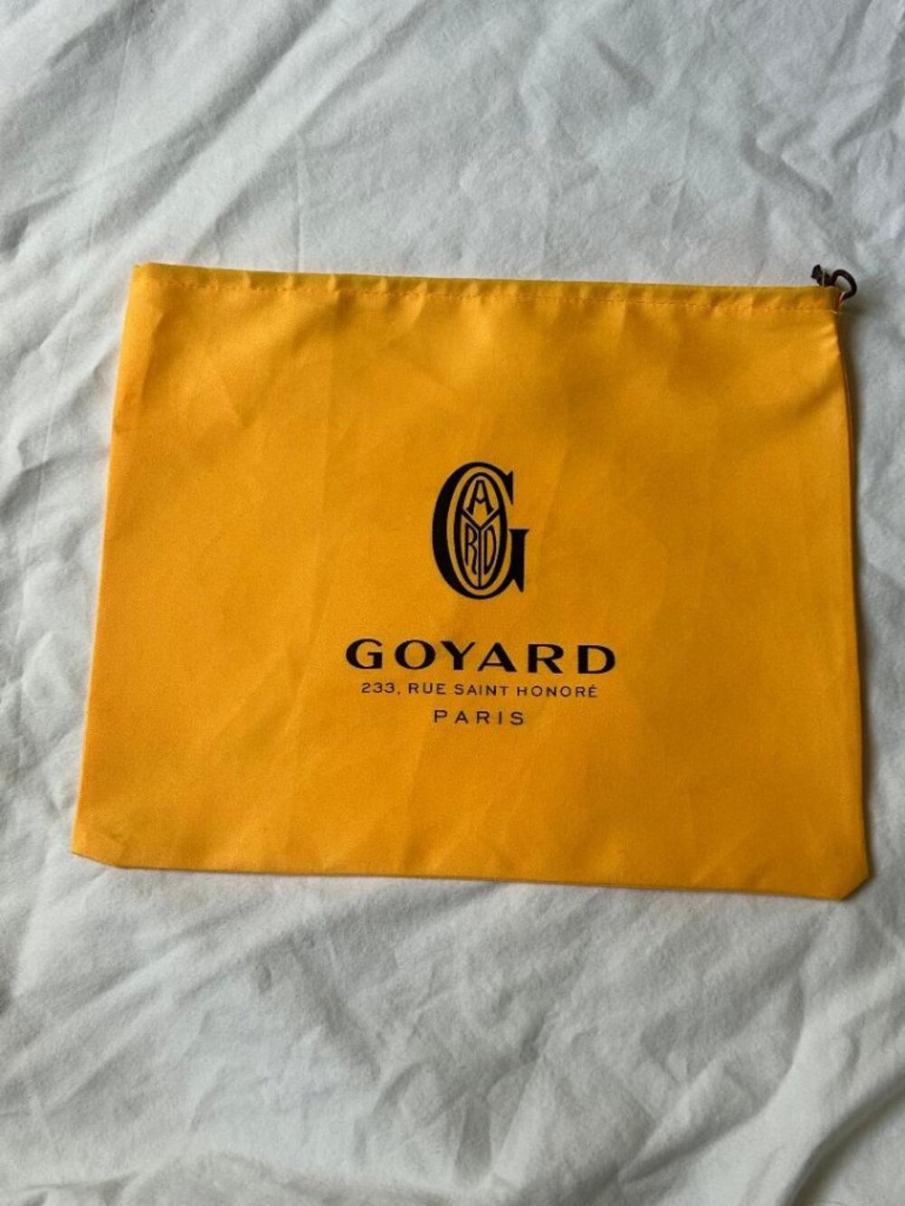 Authentic Goyard Paris Drawstring Sleeper Pouch Dust Bag Small 13x10.5